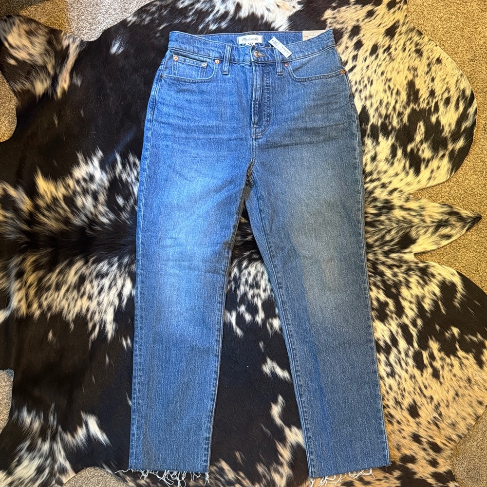 Madewell Women's Straight Leg Blue Jeans